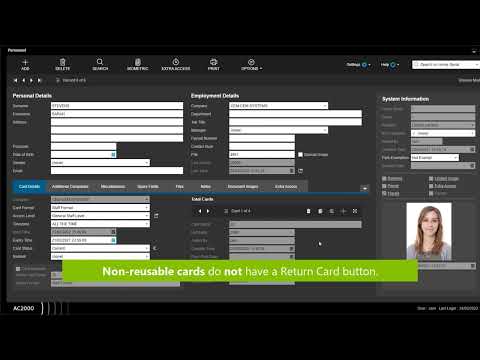 Returning a Card